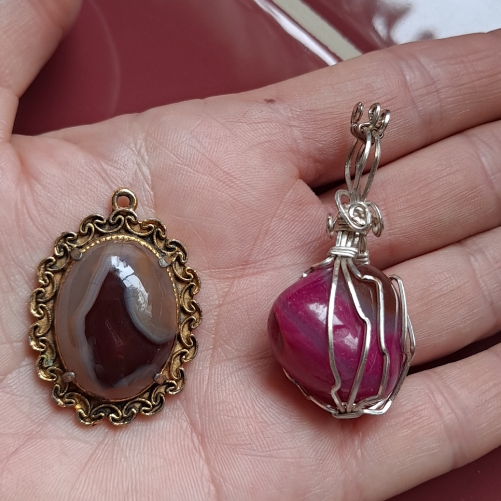Two Large Pendants